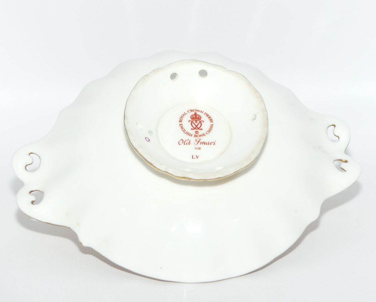 Royal Crown Derby Old Imari 1128 small footed and handled bowl | c.1992