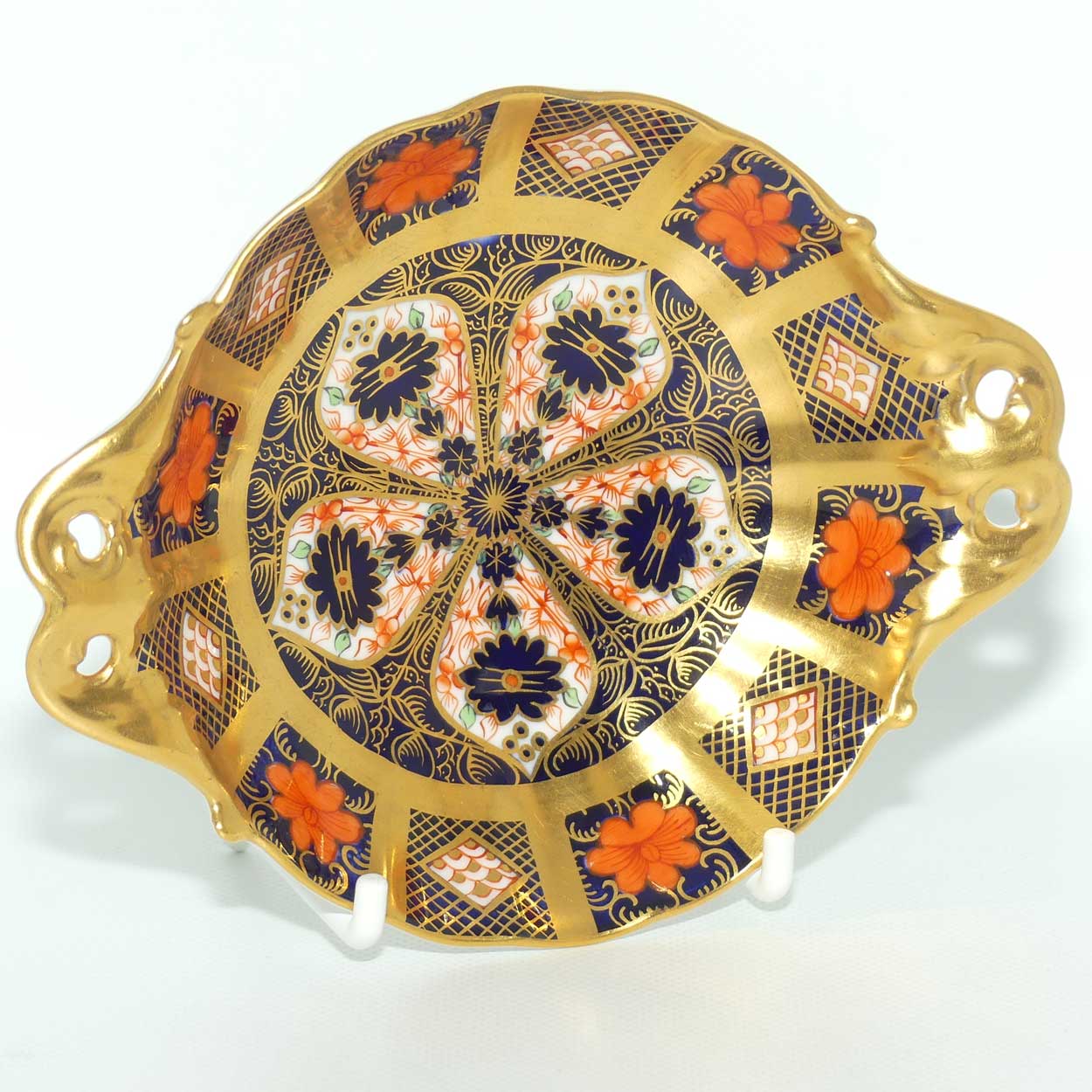 Royal Crown Derby Imari 1128 solid gold band sweet dish | 2nd