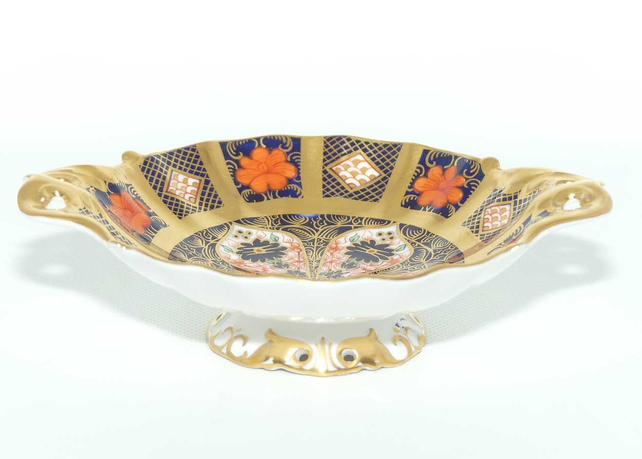 Royal Crown Derby Imari 1128 solid gold band sweet dish | 2nd