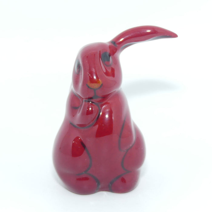#1165 Royal Doulton Flambe figure Lop-Eared Rabbit | Small | Centenary