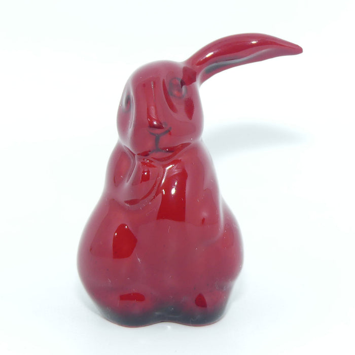 #1165 Royal Doulton Flambe figure Lop-Eared Rabbit | Very Small