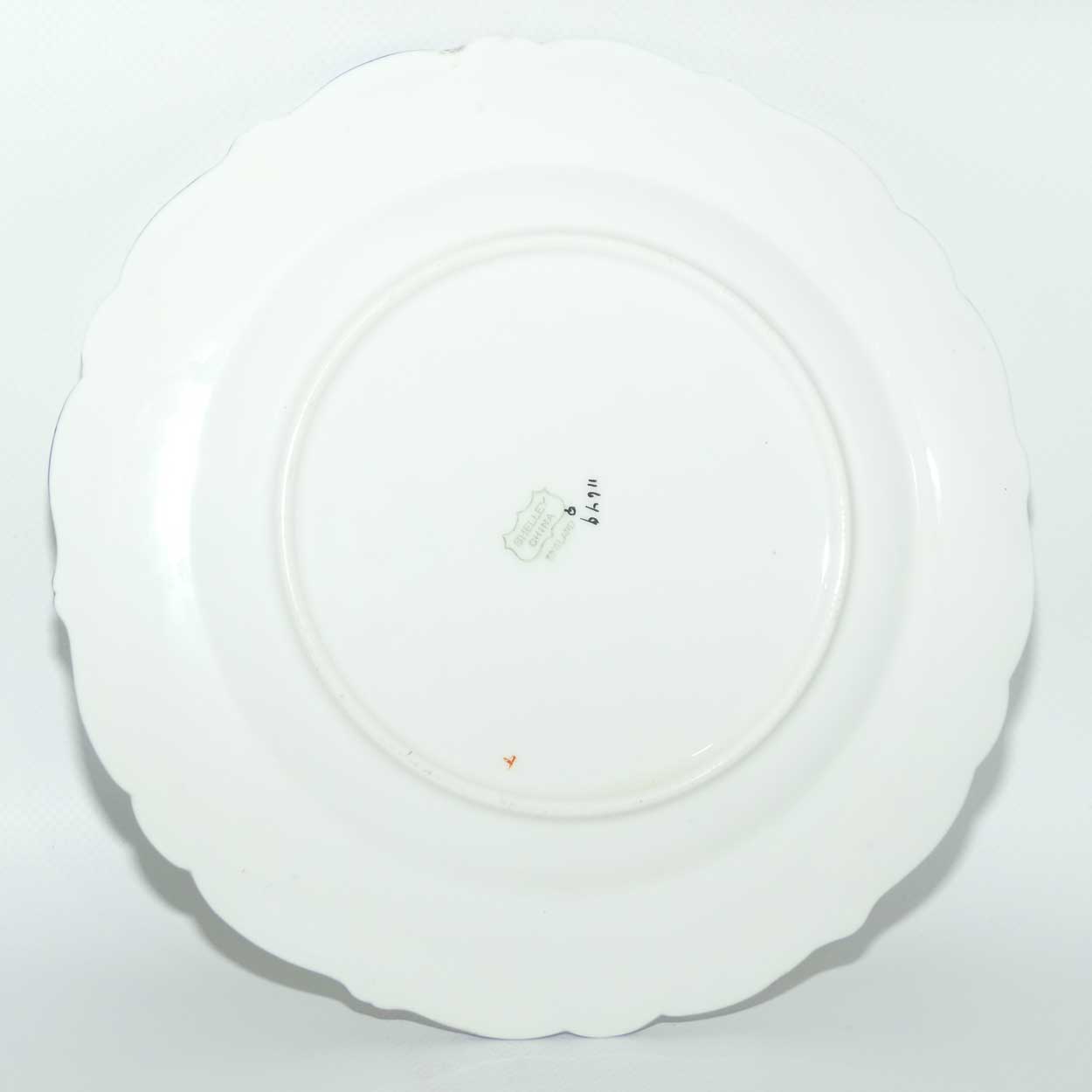 Shelley Garden Scene plate with Blue trim | 22.5cm | 11679