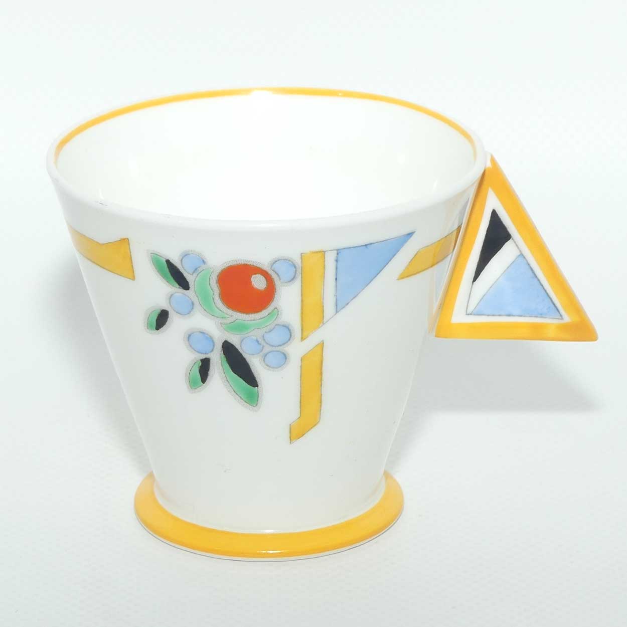 Shelley Mode shape Yellow and Blue J pattern trio | Pure Art Deco | 11778