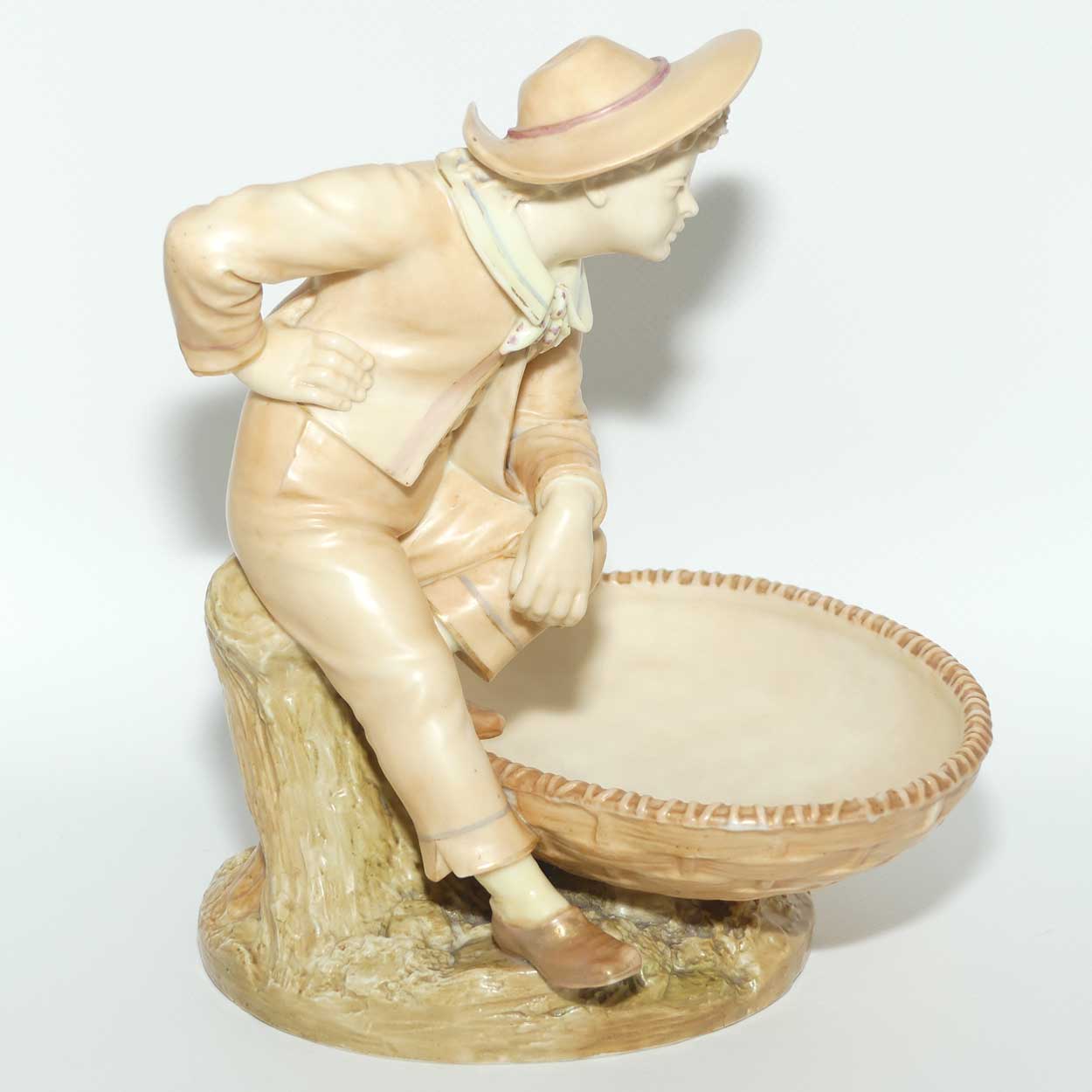 Royal Worcester figure Boy in Tree | Model 1177 | James Hadley
