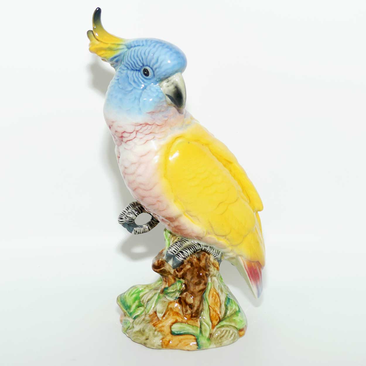 #1180 Beswick Cockatoo | Turquoise and Yellow | Gloss | #1