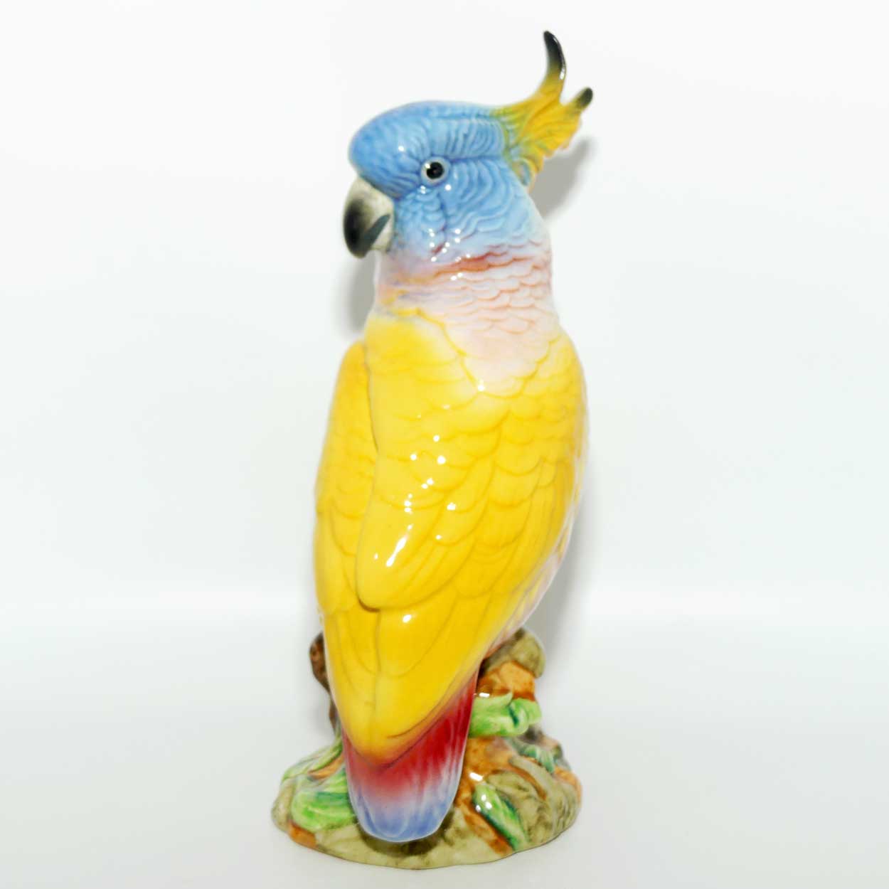 #1180 Beswick Cockatoo | Turquoise and Yellow | Gloss | #1
