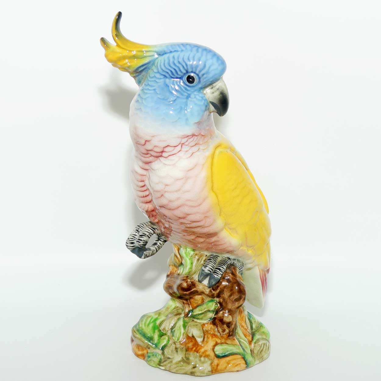 #1180 Beswick Cockatoo | Turquoise and Yellow | Gloss | #1