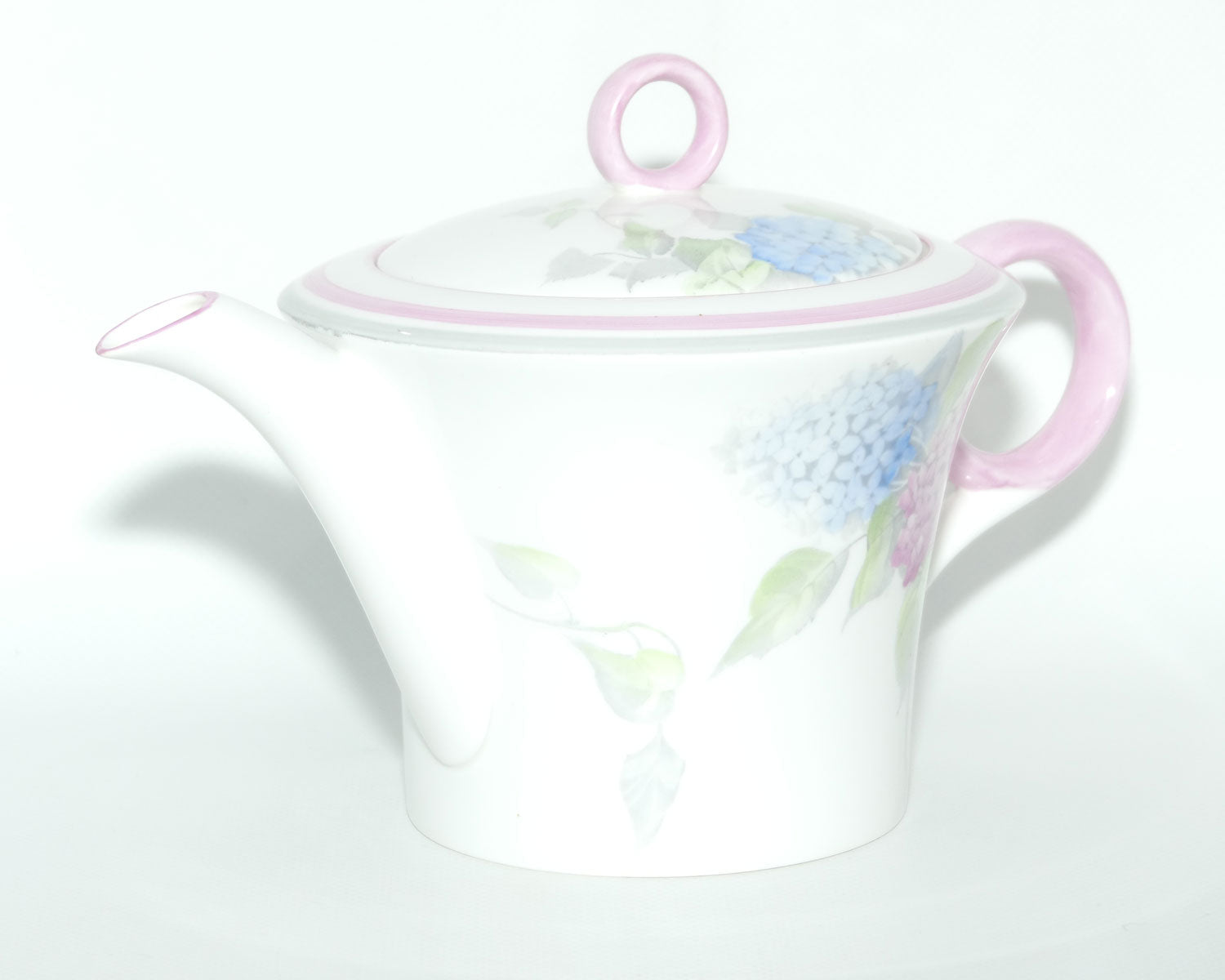 Shelley Regent shape Lilac pattern tea pot | Pink and Blue | 12385