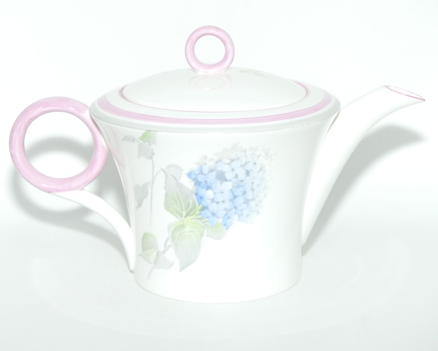 Shelley Regent shape Lilac pattern tea pot | Pink and Blue | 12385