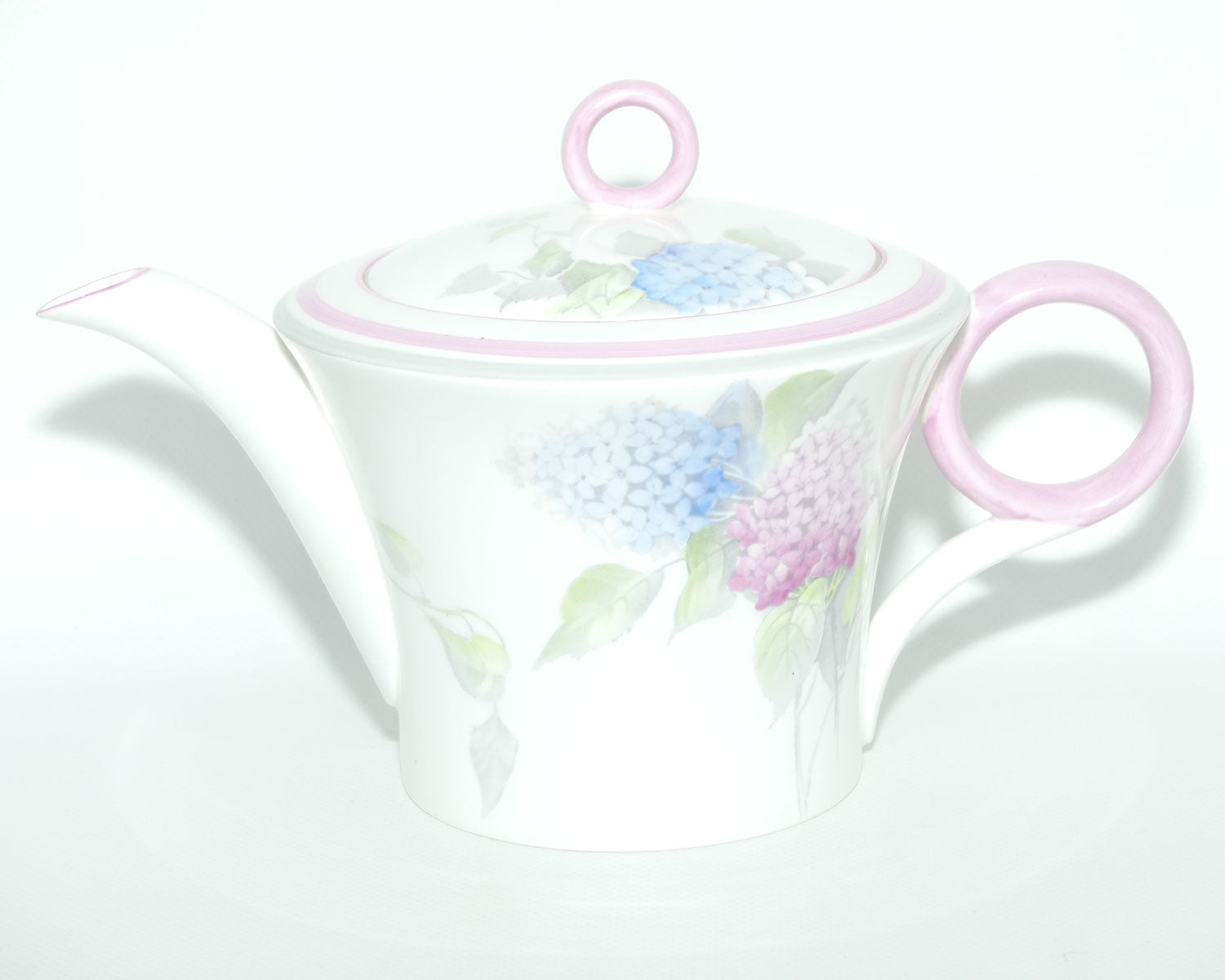 Shelley Regent shape Lilac pattern tea pot | Pink and Blue | 12385