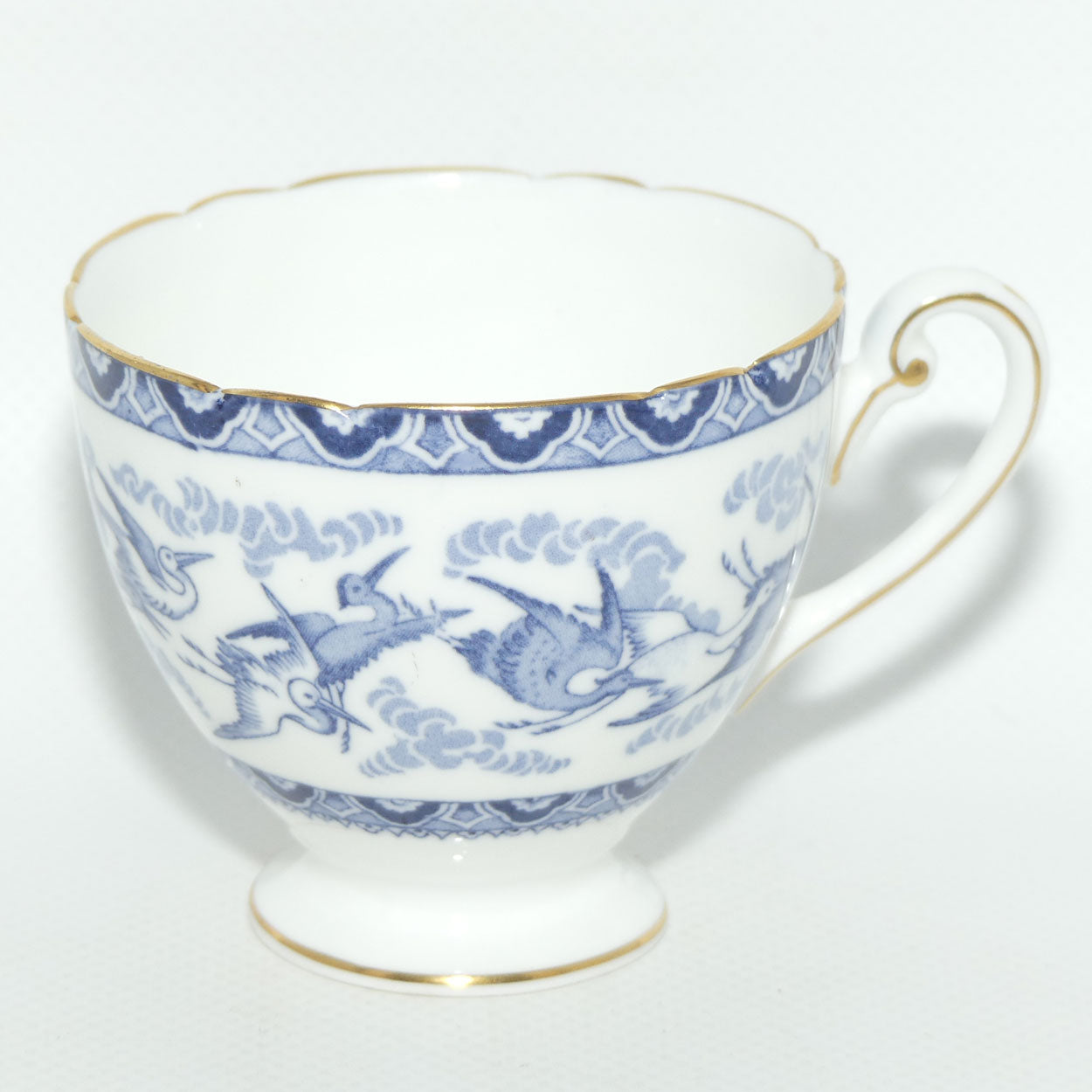 Shelley Ripon shape Blue Storks pattern trio | Small size | 12782
