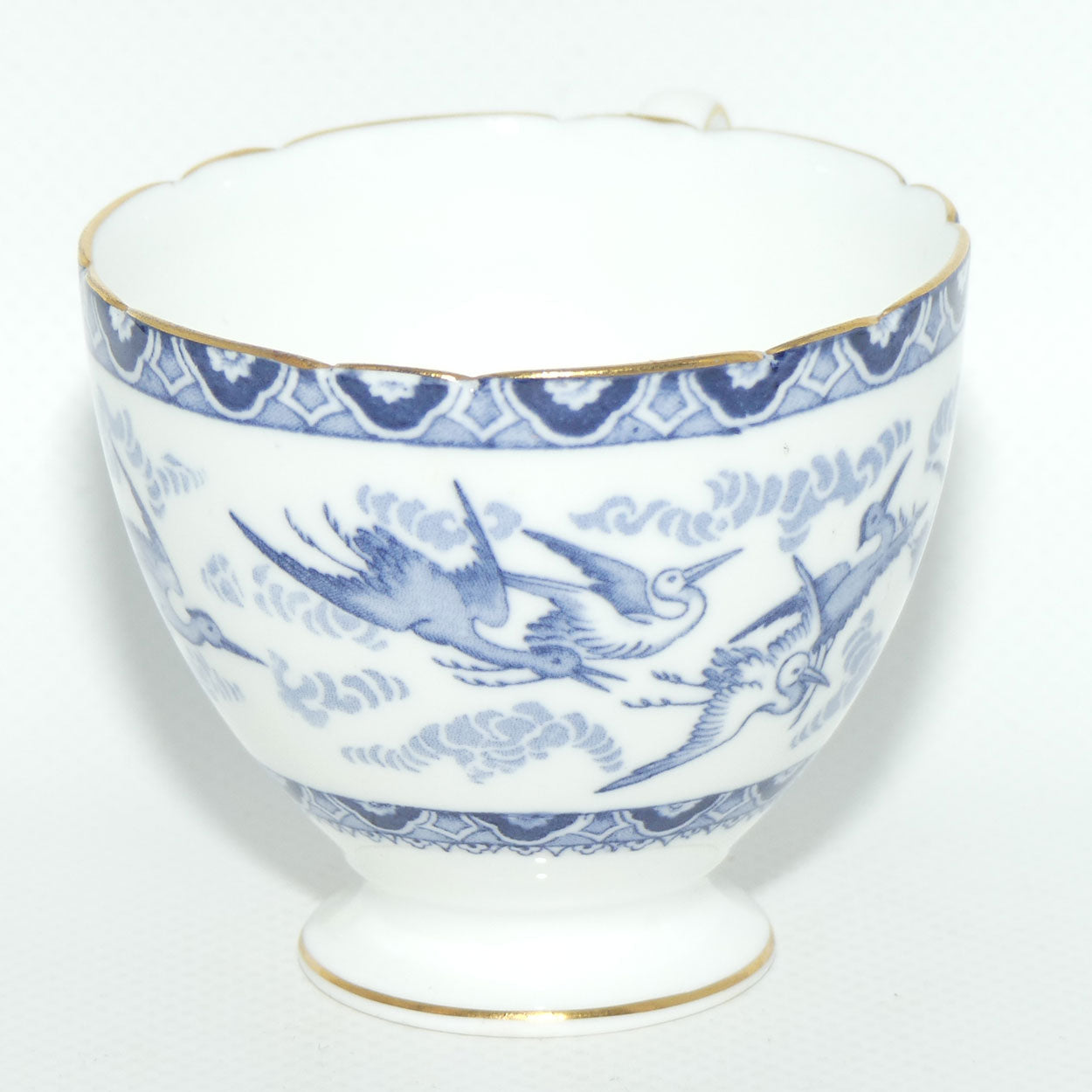 Shelley Ripon shape Blue Storks pattern trio | Small size | 12782