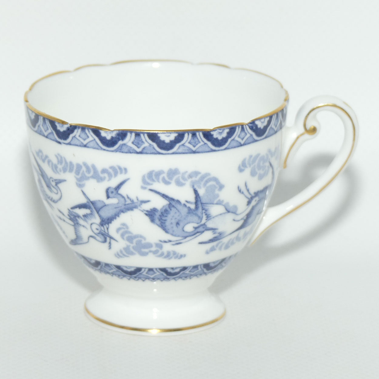 Shelley Ripon shape Blue Storks pattern trio | Small size | 12782