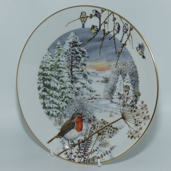  Worcester Franklin Porcelain 絵皿 12_december_1a_600x600_crop_ce