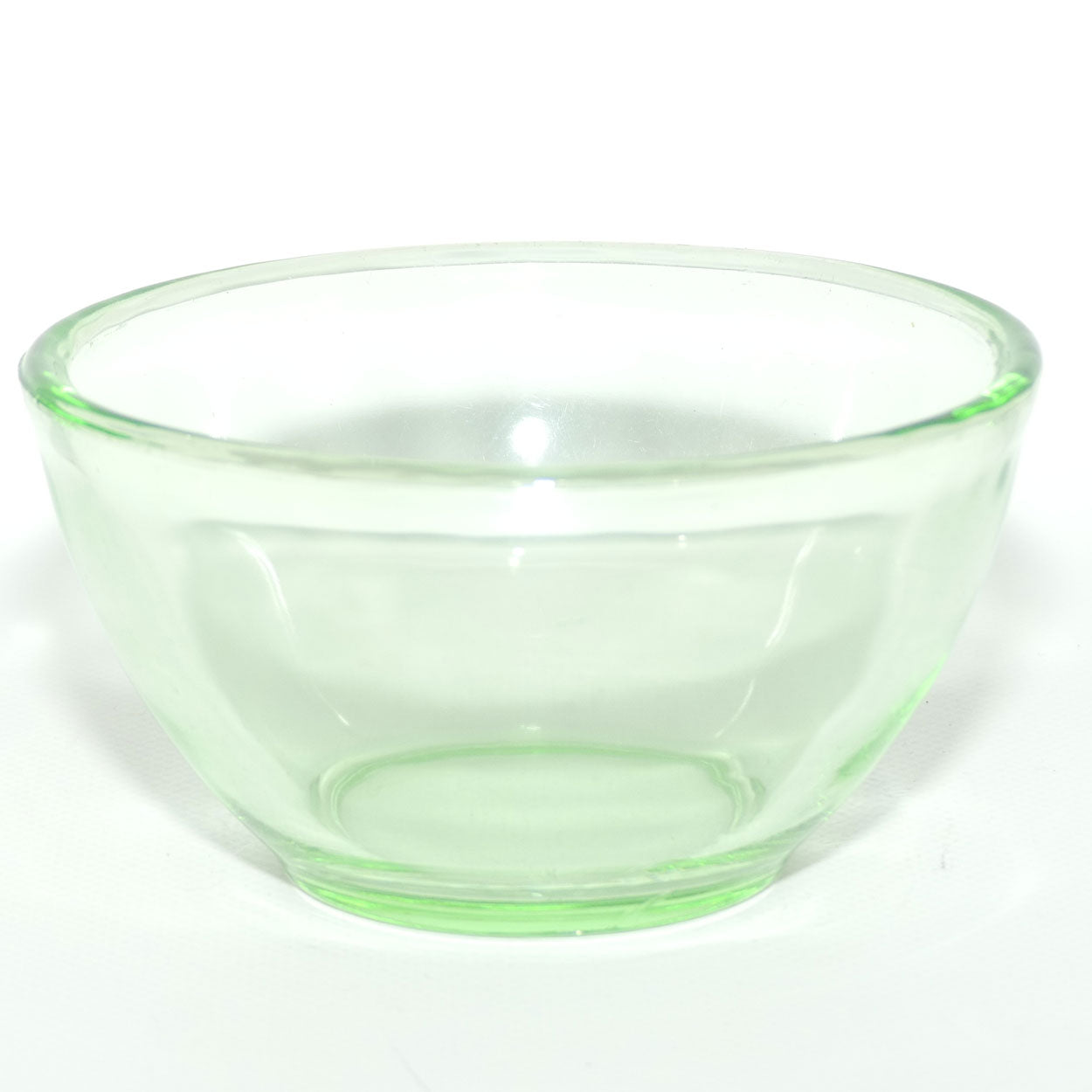 Green Depression Glass mixing bowl | 12.5cm diam