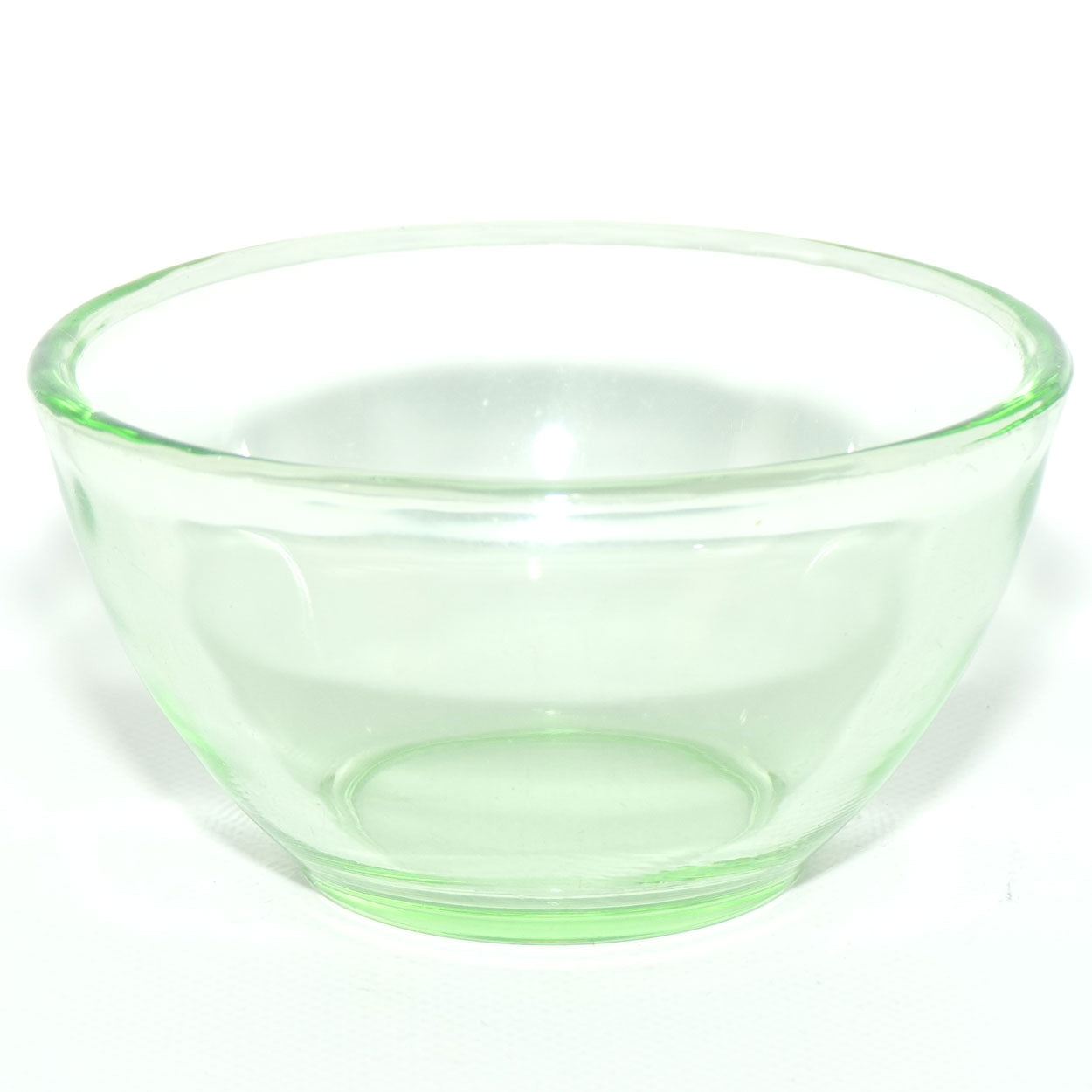 Green Depression Glass mixing bowl | 12.5cm diam