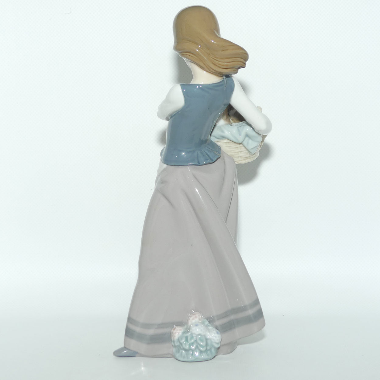 Lladro figure Girl with Puppies | Little Dogs on Hip | #1311