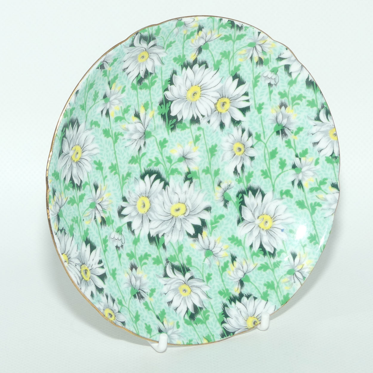 Shelley New Regent shape Green Daisy Chintz trio | 13206