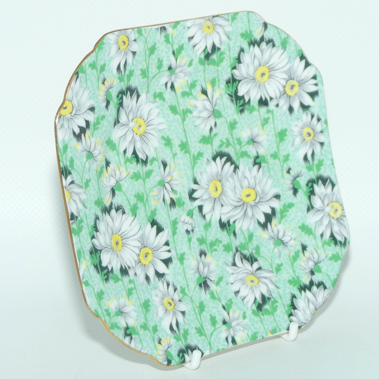 Shelley New Regent shape Green Daisy Chintz trio | 13206