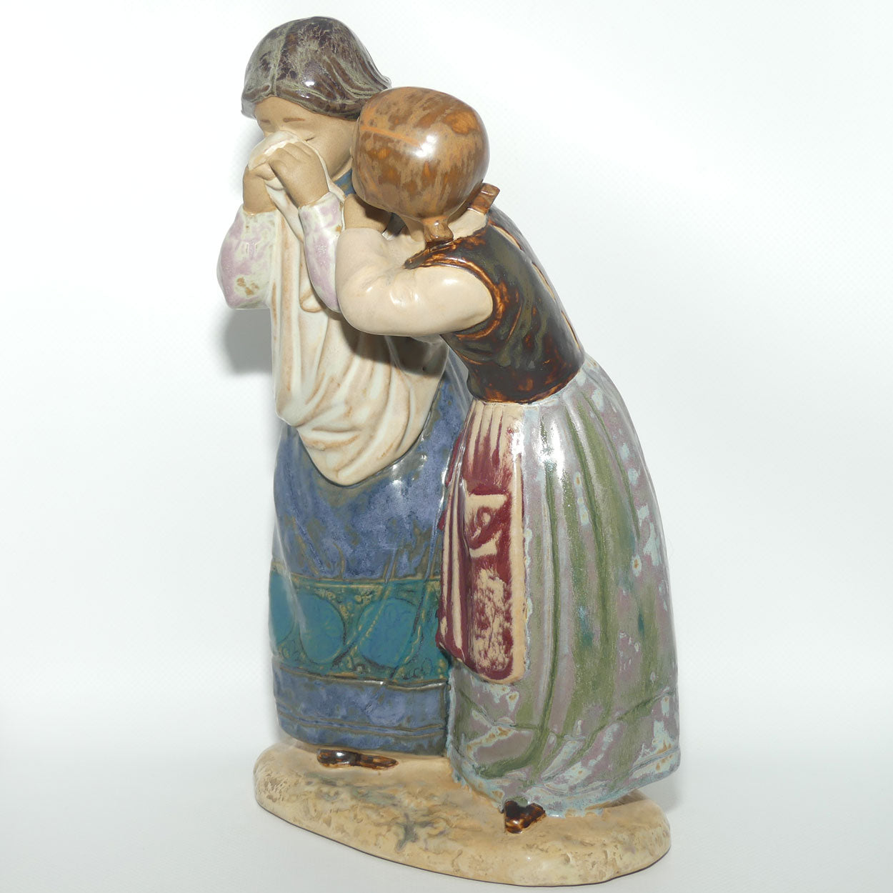 Lladro figure Comforting her Friend | Gres | #1326