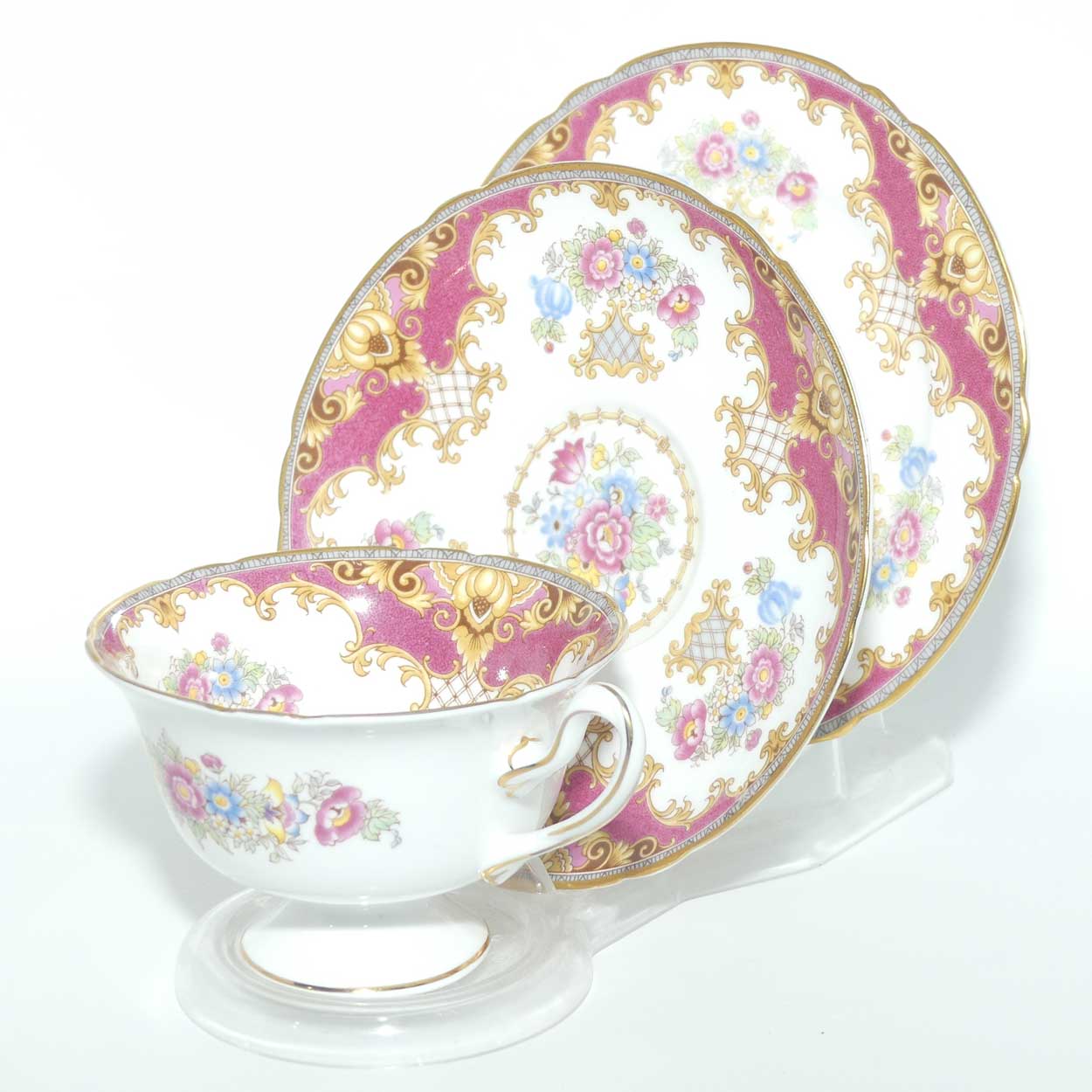 Shelley Gainsborough shape trio | Sheraton pattern | #13289