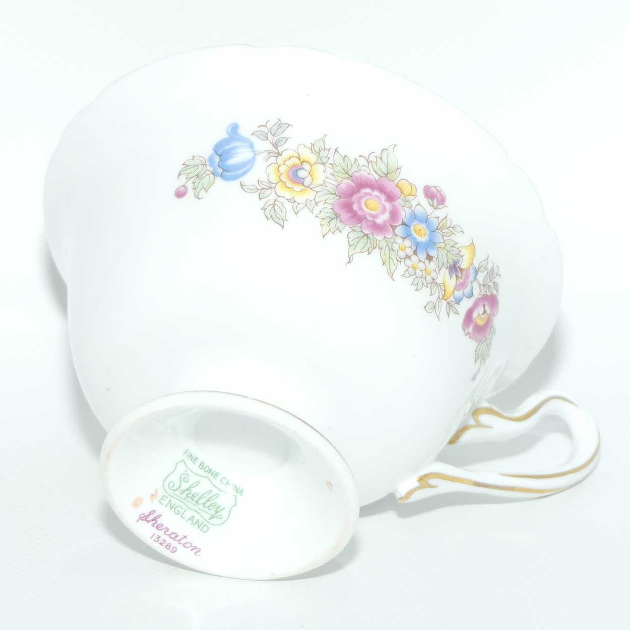 Shelley Gainsborough shape trio | Sheraton pattern | #13289