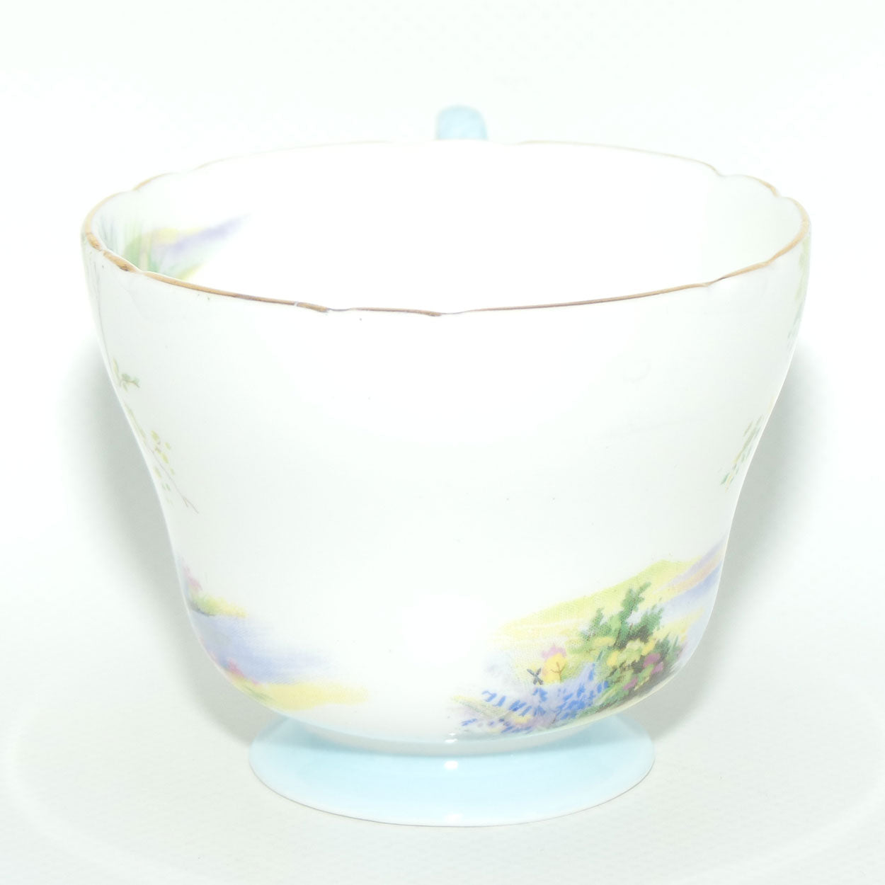 Shelley Richmond shape Woodland pattern trio | Gilt Trim | Round Plate | 13348 | #2