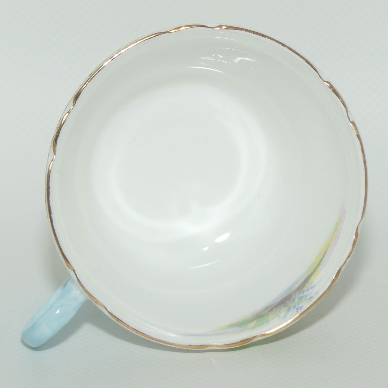 Shelley Richmond shape Woodland pattern trio | Gilt Trim | Round Plate | 13348 | #2