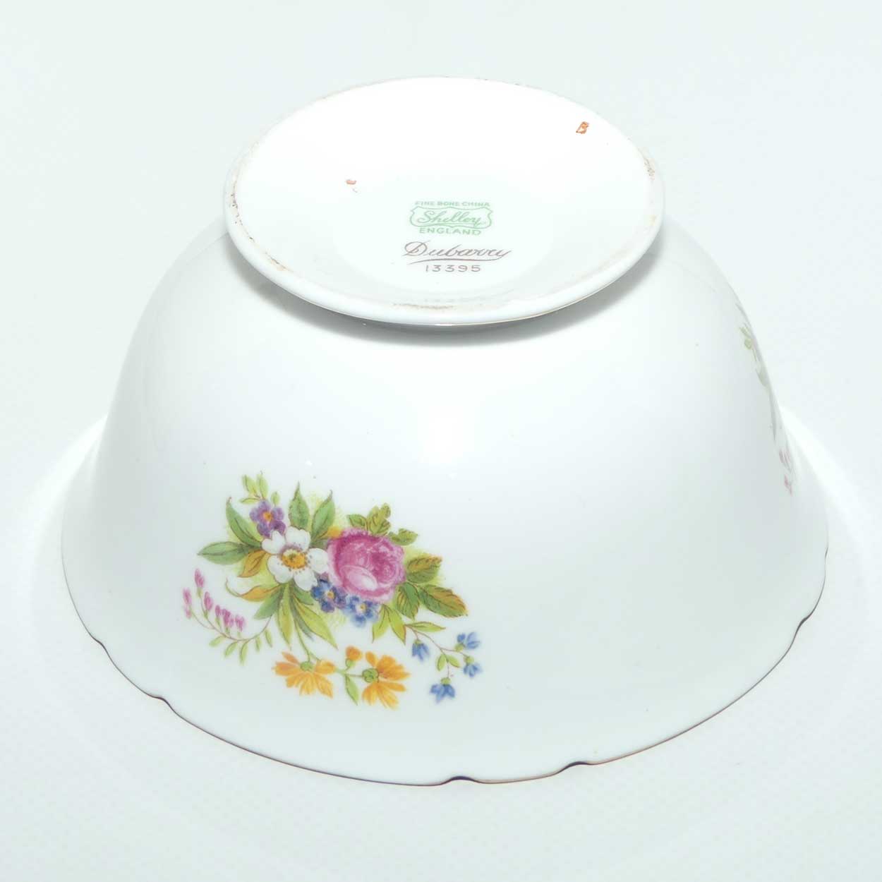 Shelley Gainsborough shape Dubarry pattern milk and sugar | 13395 | Rich Crimson with Gilt Trim