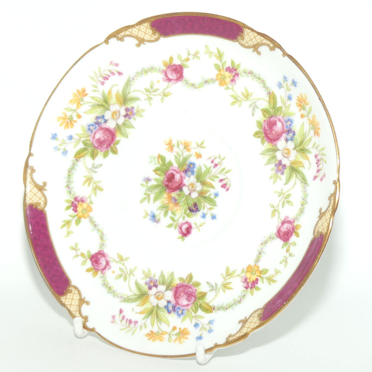 Shelley Dubarry pattern saucer | 13395 | 14.5cm diam