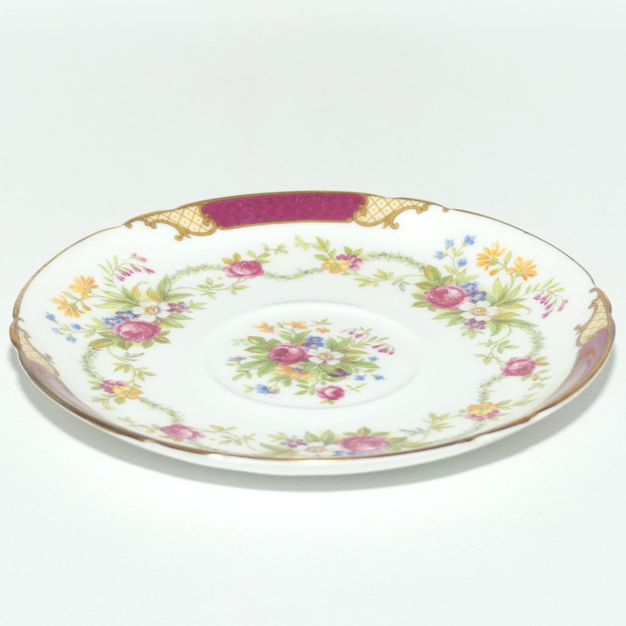 Shelley Dubarry pattern saucer | 13395 | 14.5cm diam