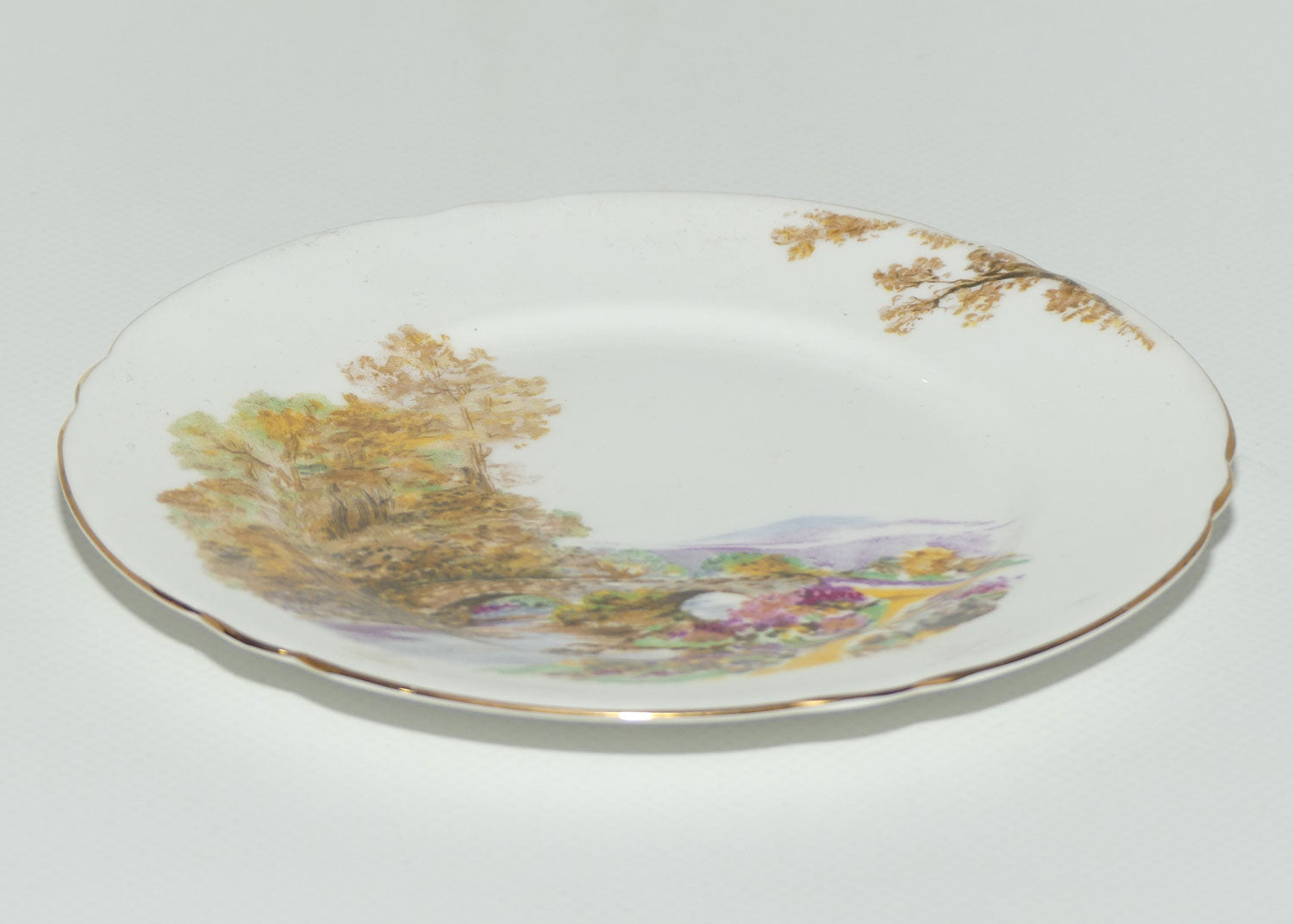 Shelley Heather pattern tea plate | 13419 | 15.2cm diam