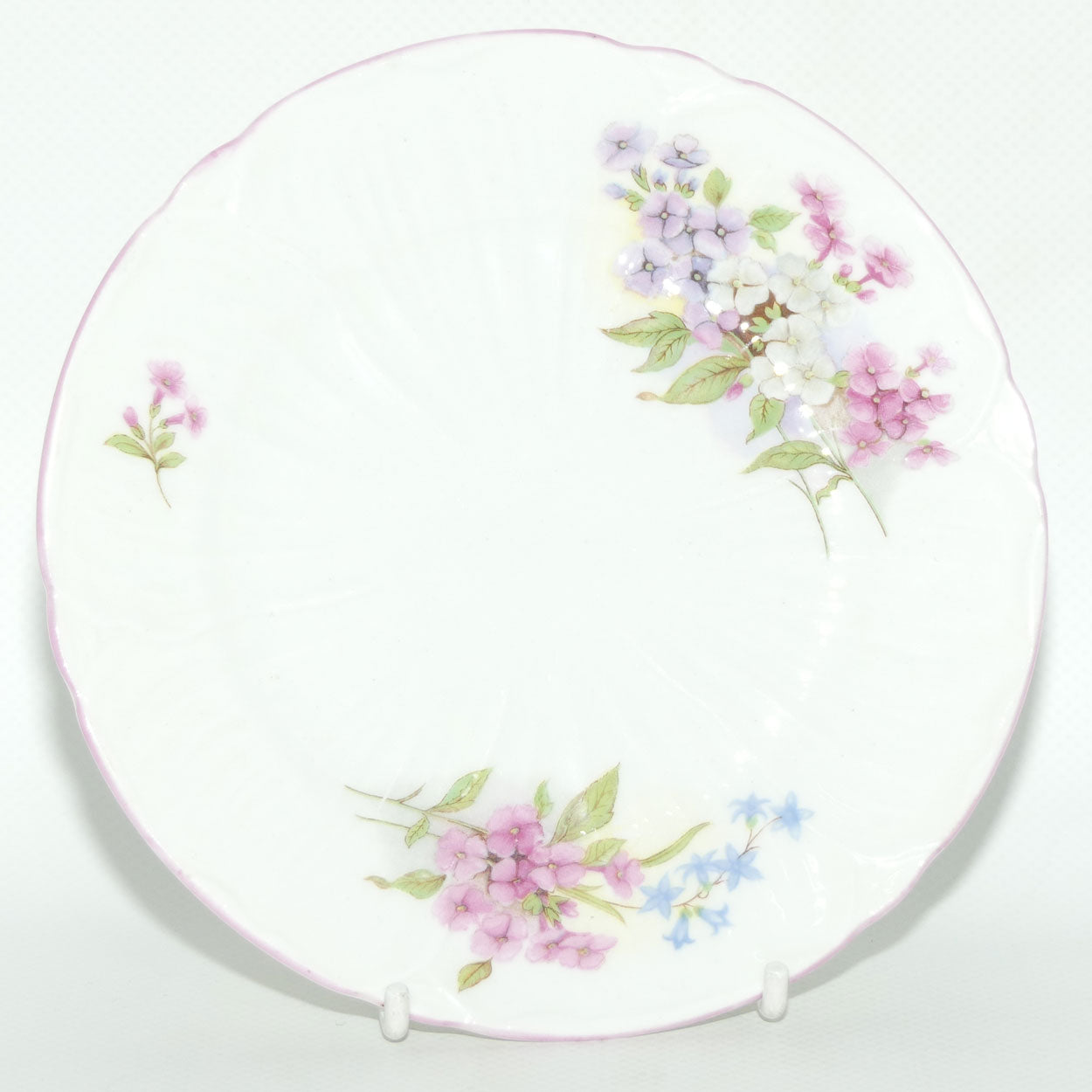 Shelley Oleander shape Stocks pattern tea plate | 13428 | 15.3cm diam