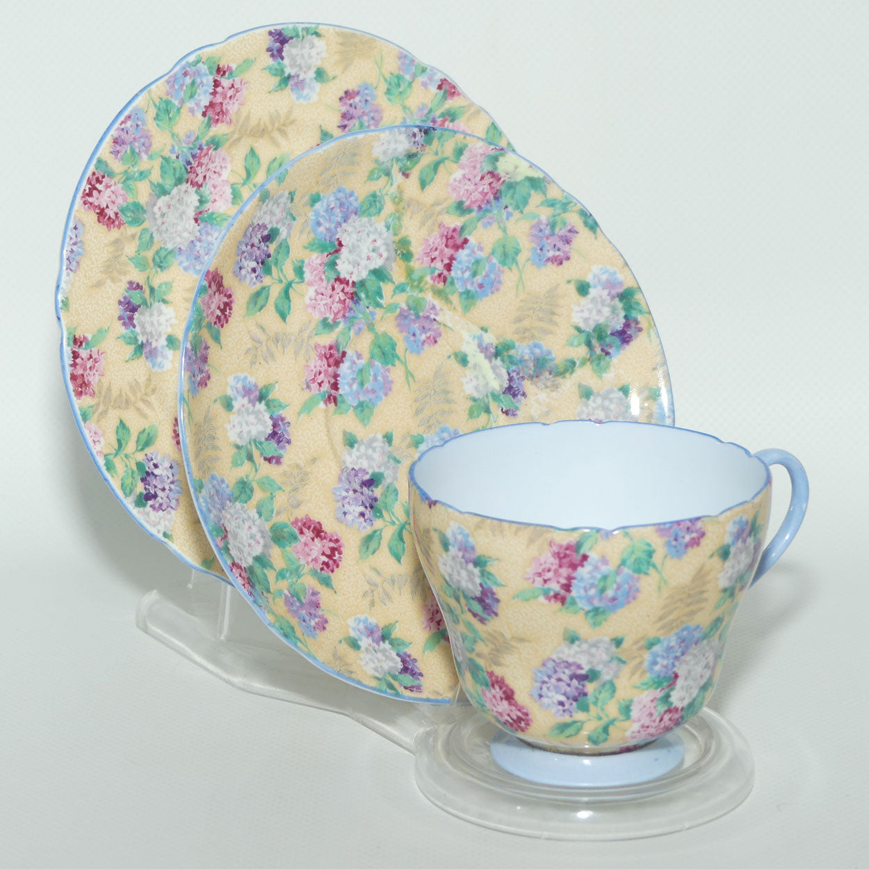 Shelley Richmond shape Summer Glory trio | Bone Ground | Blue Wash and Trim | 13456