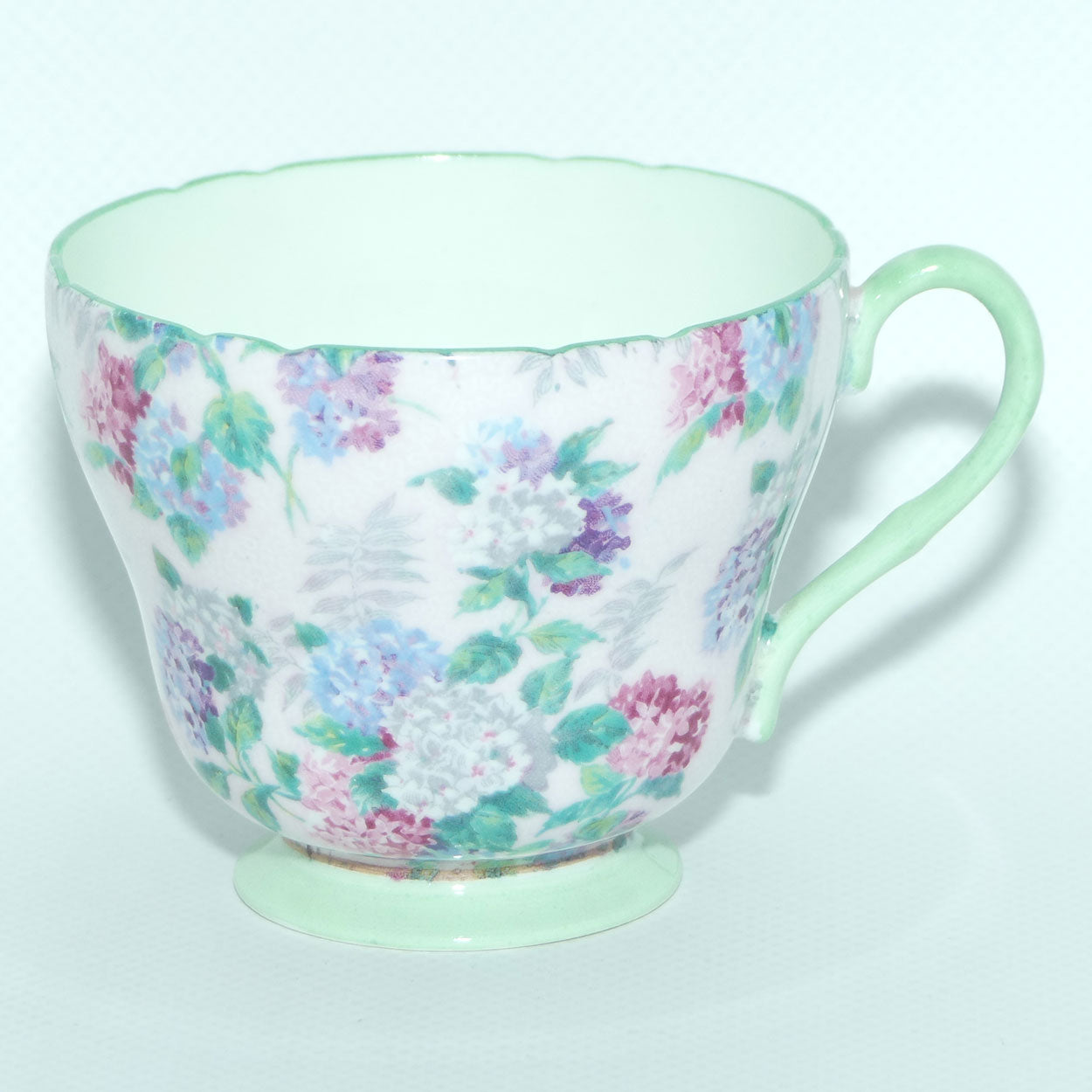 Shelley Richmond shape Summer Glory trio | Pink Ground | Green Wash and Trim | 13456