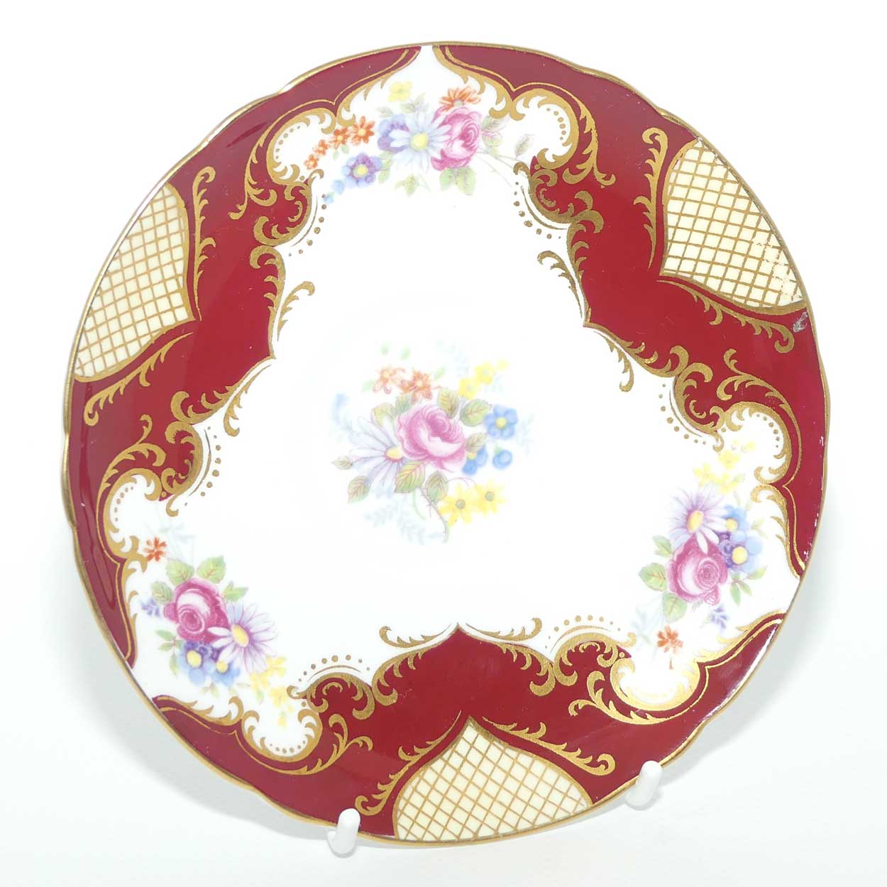 Shelley Ripon shape trio | Georgian and Gilt Patches pattern | #13490