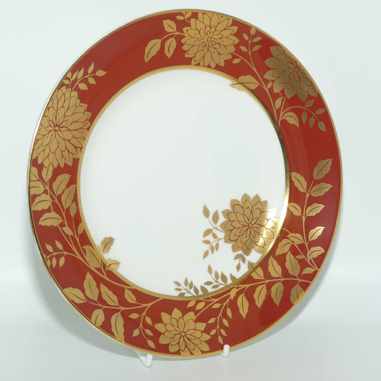 Royal Crown Derby Kimono Red pattern A1352 plate | 21.5cms | 2nd