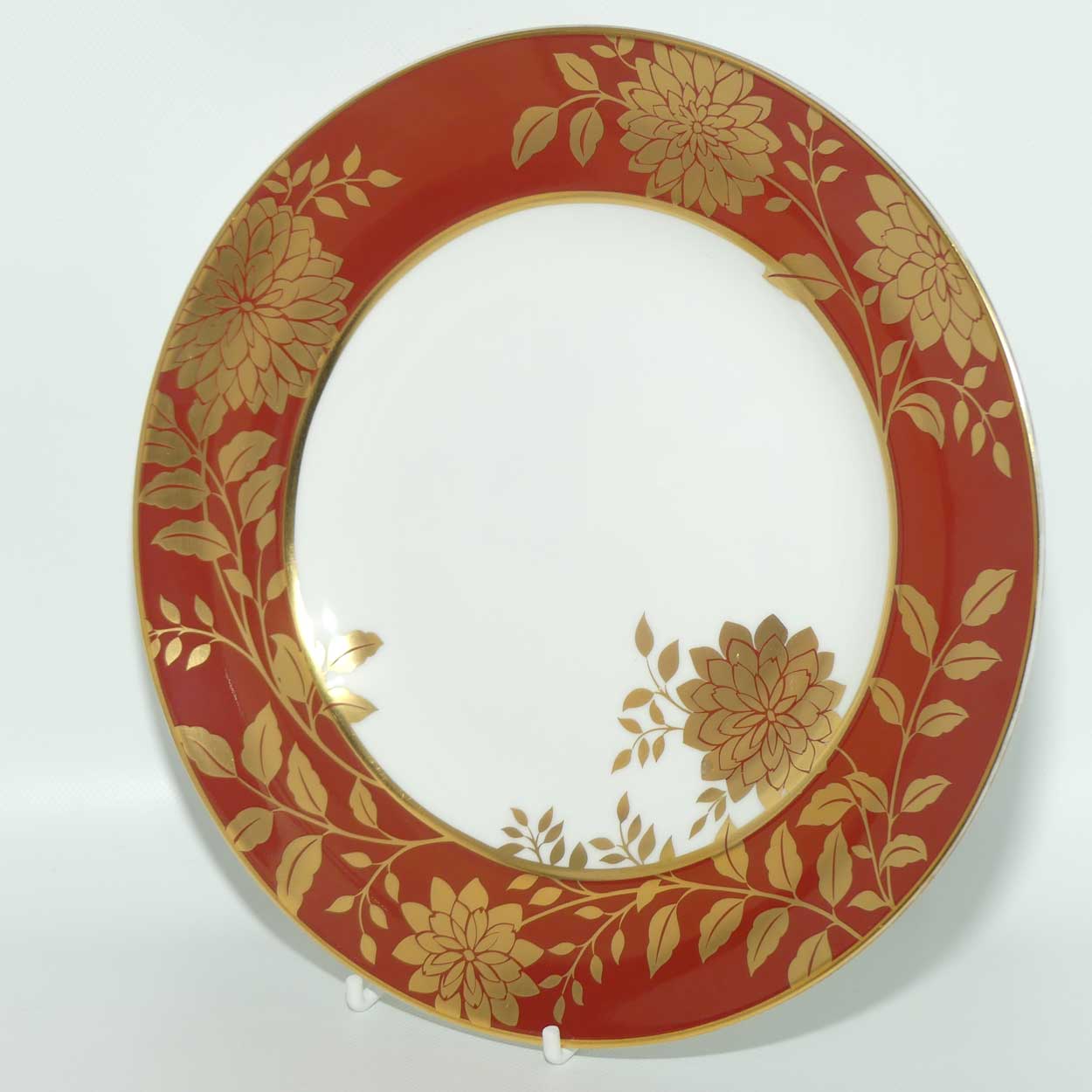 Royal Crown Derby Kimono Red pattern A1352 plate | 21.5cms | 2nd