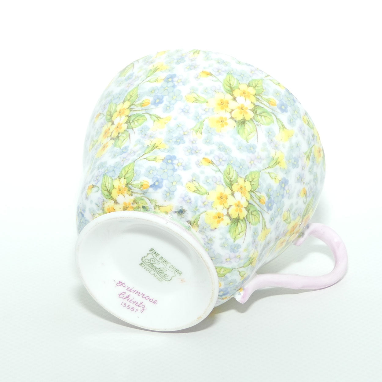 Shelley Richmond shape Primrose Chintz trio | Pink trim | 13587