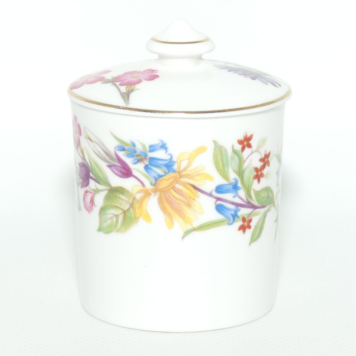 Shelley Spring Bouquet pattern lidded pot | 13651
