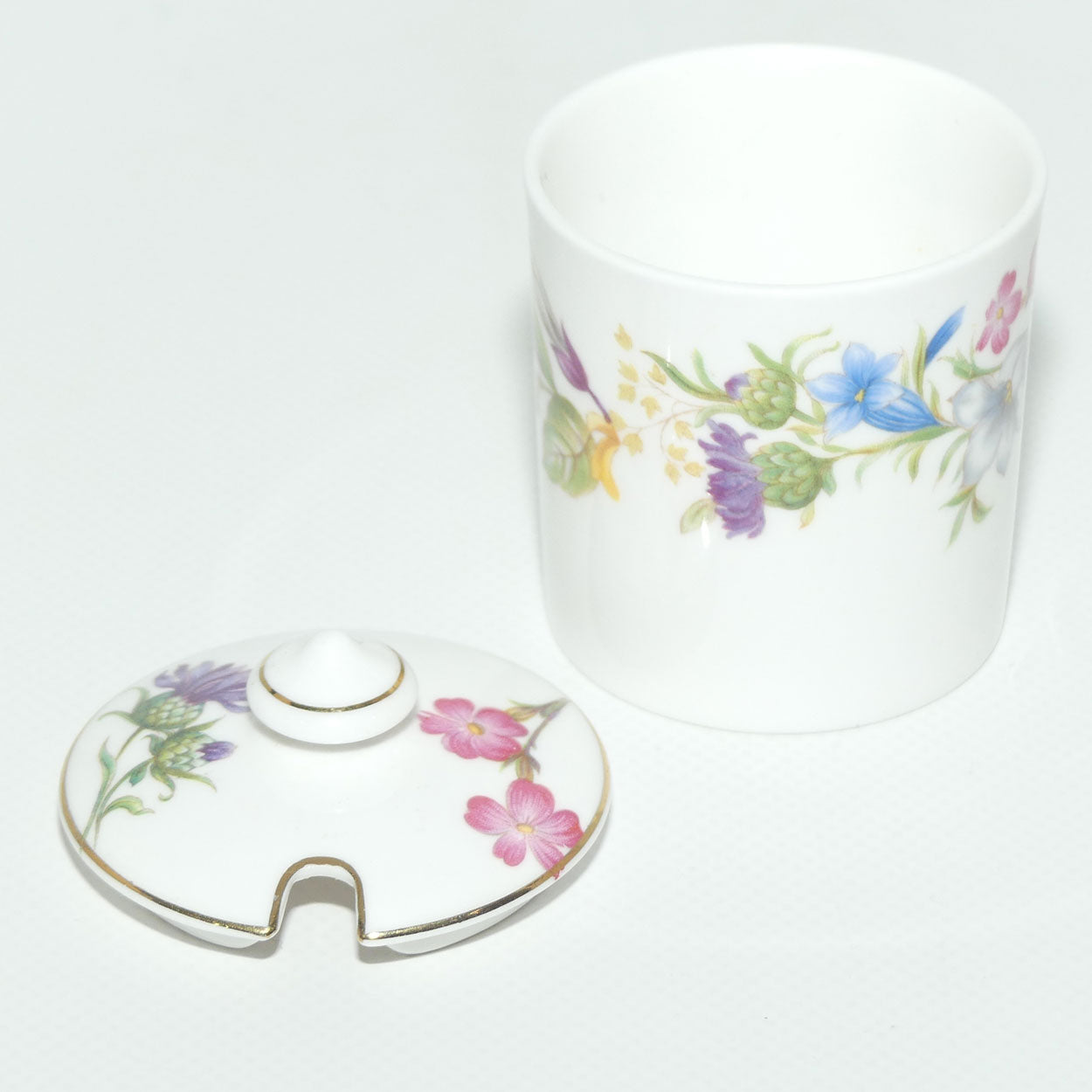 Shelley Spring Bouquet pattern lidded pot | 13651