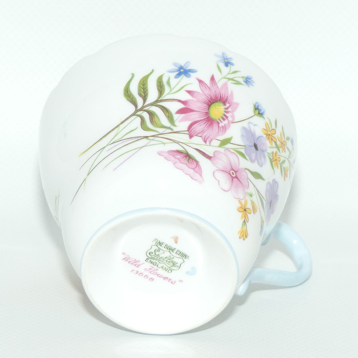 Shelley Richmond shape Wildflowers trio | Blue trim | 13668