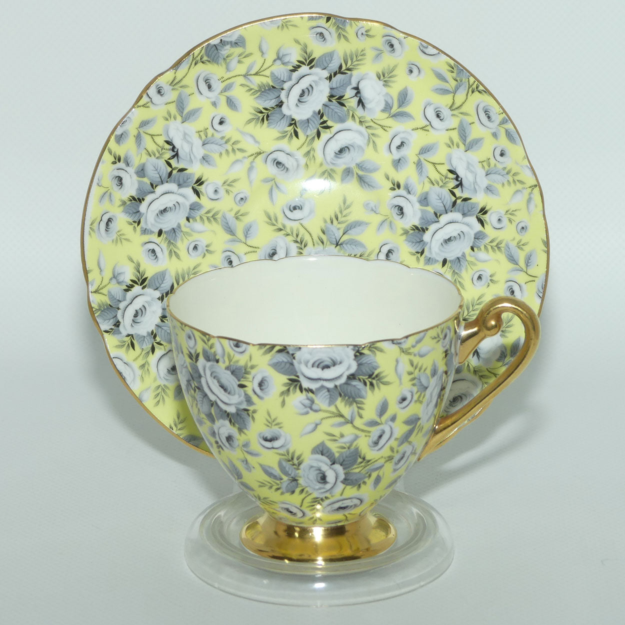 Shelley Ripon shape Tapestry Rose Chintz duo | Yellow | 14125