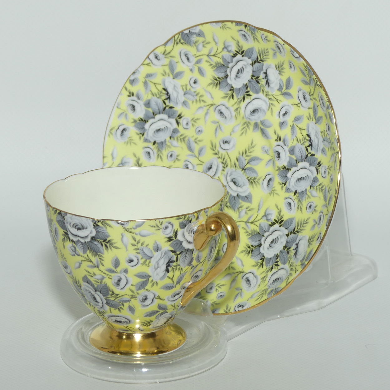 Shelley Ripon shape Tapestry Rose Chintz duo | Yellow | 14125