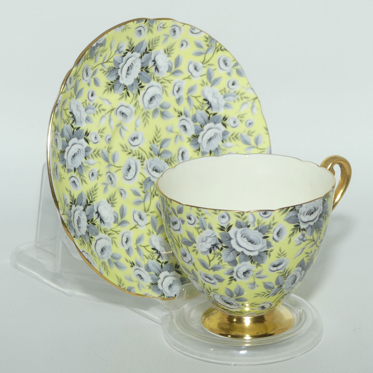 Shelley Ripon shape Tapestry Rose Chintz duo | Yellow | 14125