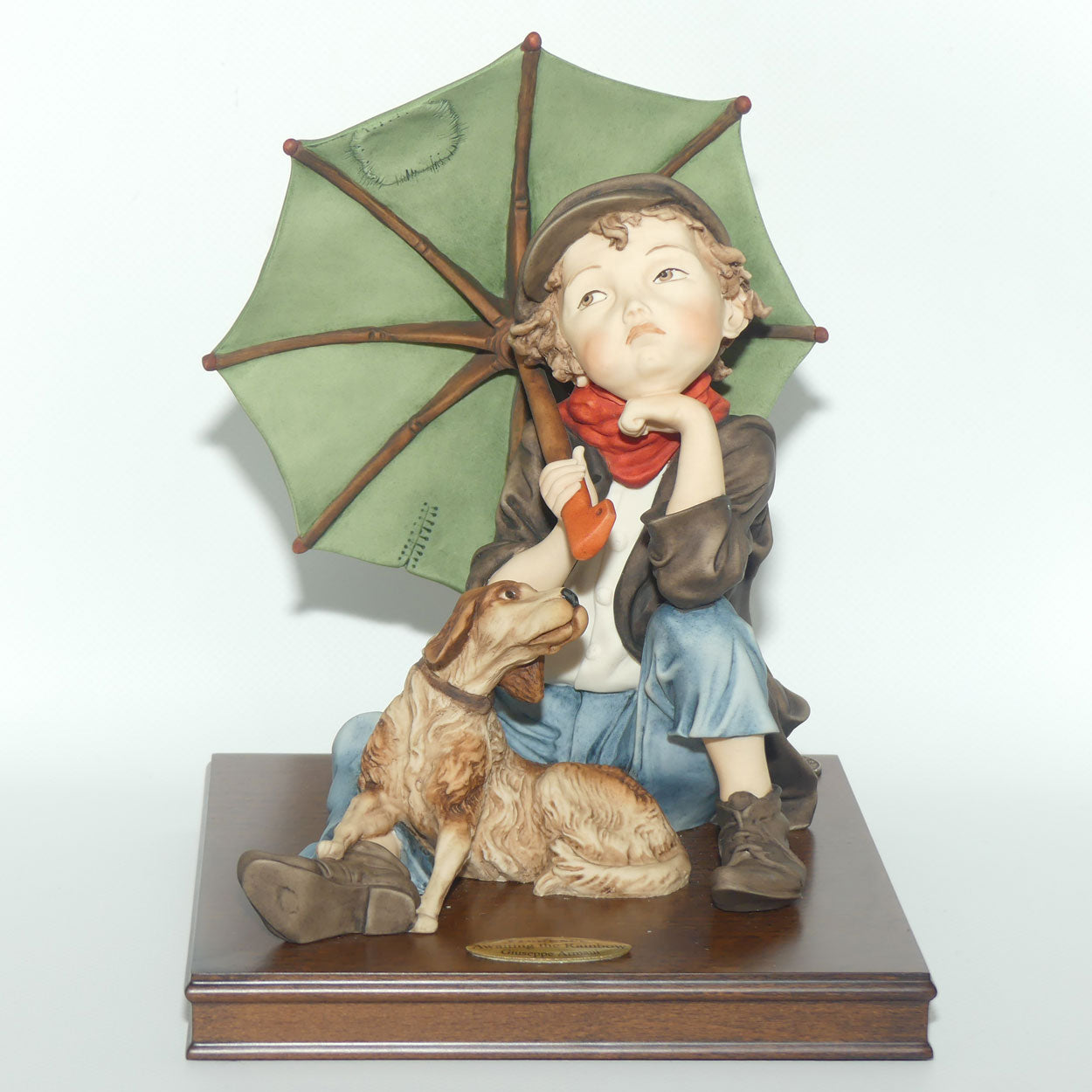 Giuseppe Armani Florence figure | 1501C |  Awaiting the Rainbow | Boxed