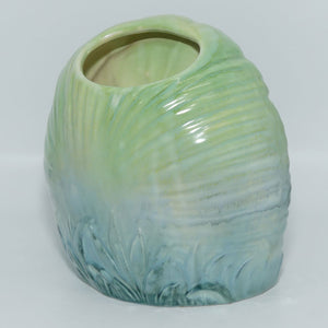 Sylvac #1510 | Lop Ear Rabbit and Mushroom vase | Green and Blue