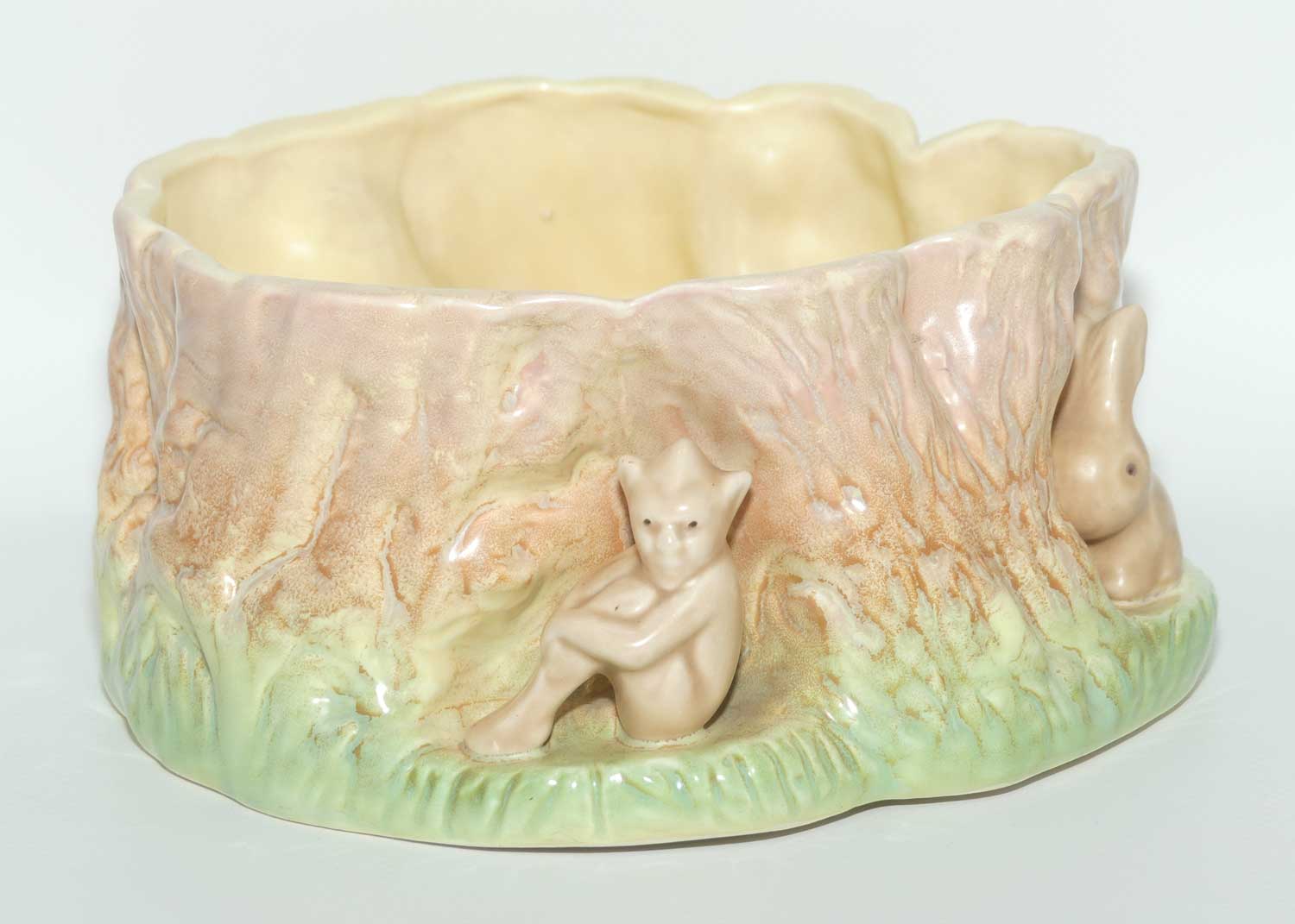 SylvaC #1515 | Bunnies and Pixie Tree Stump trough