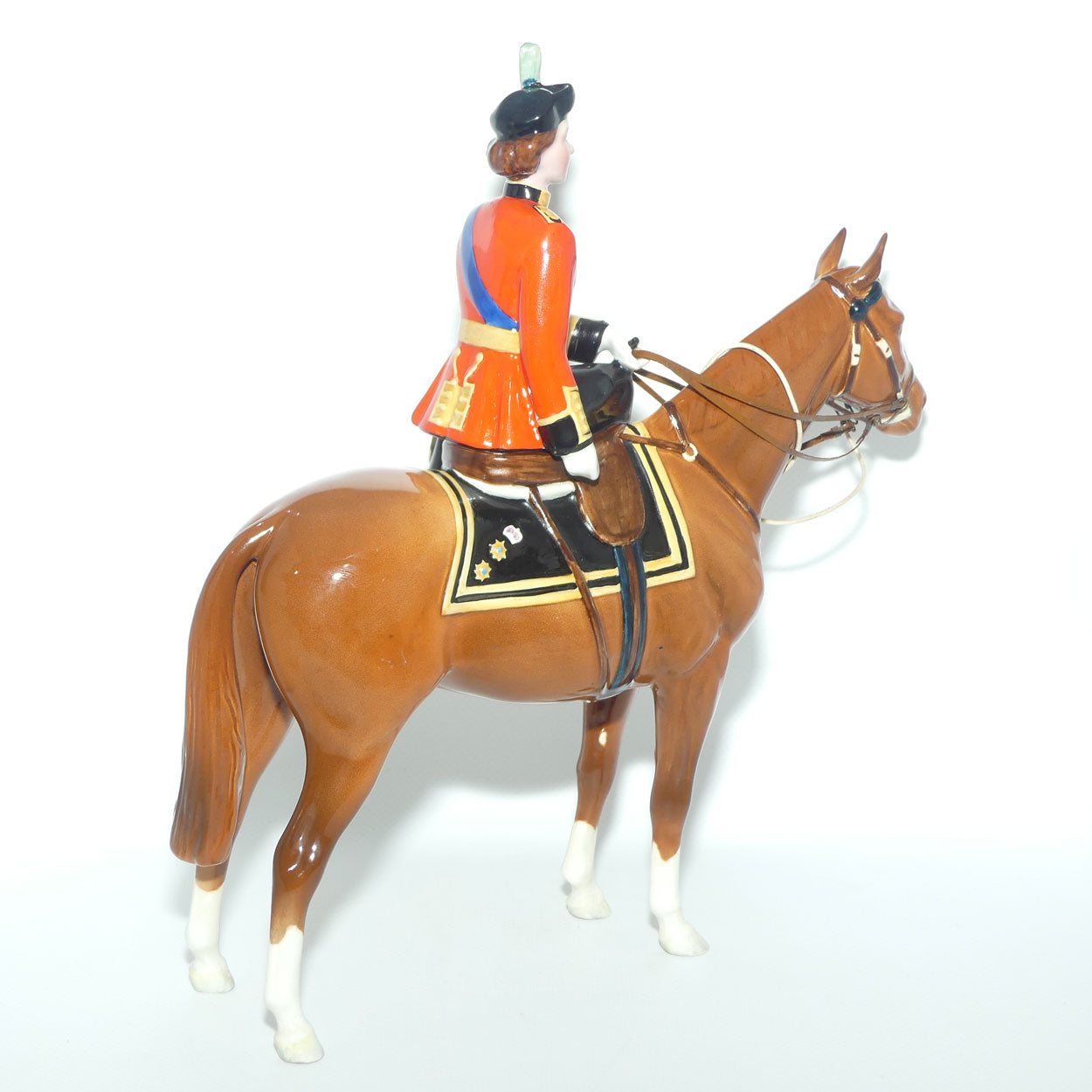#1546 Beswick HM Queen Elizabeth II on Imperial | Chestnut