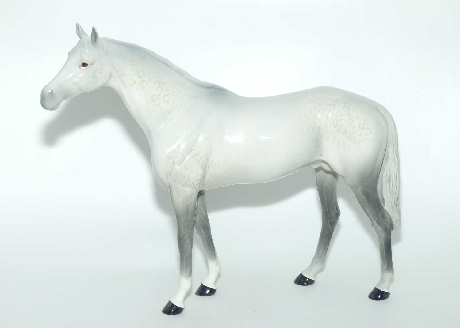 #1564 Beswick Large Racehorse | Grey